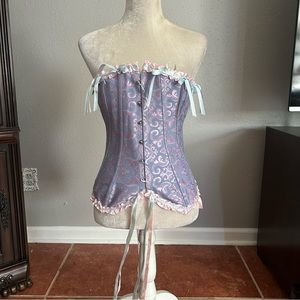 Adore me whimsical cotton candy corset